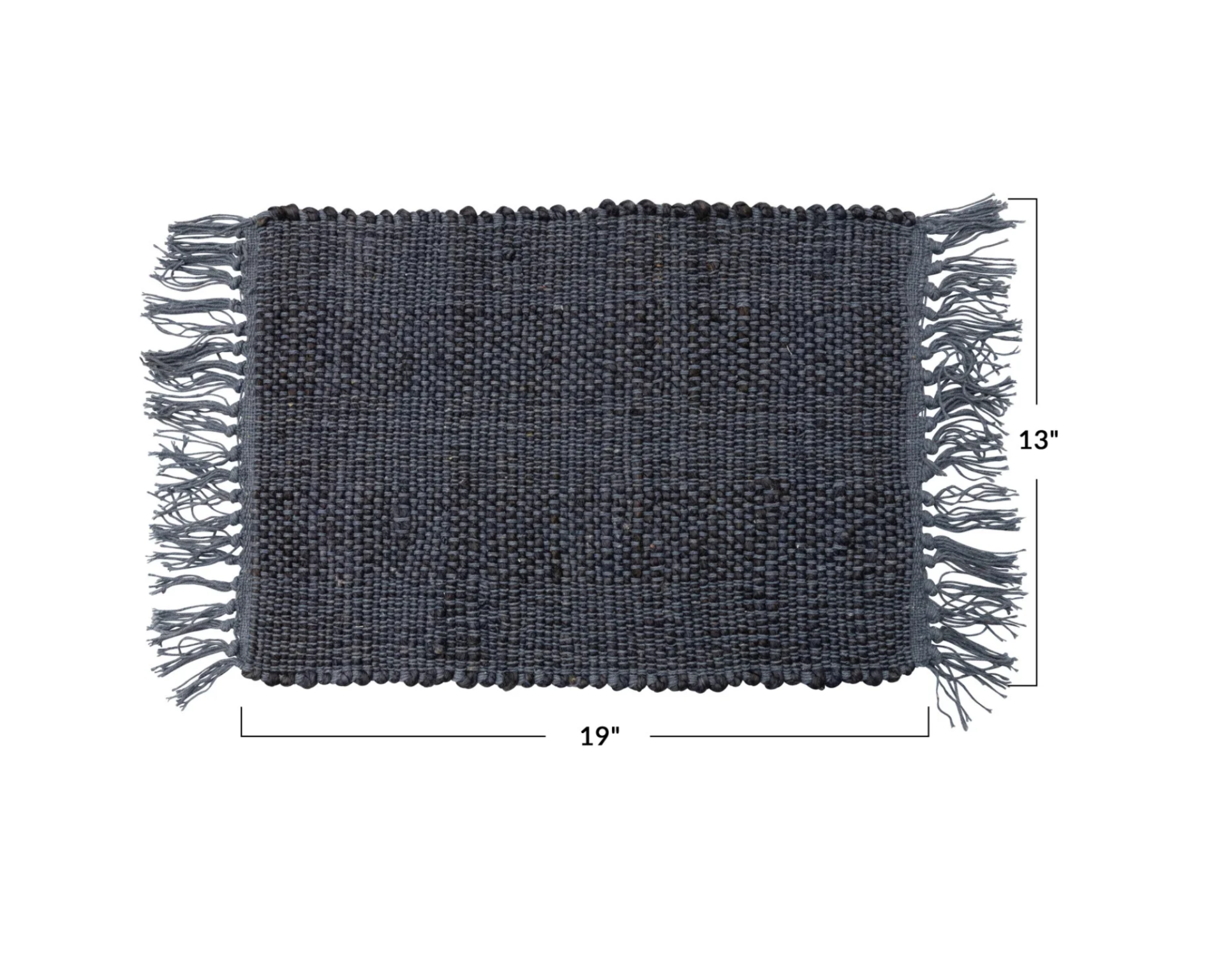 Blue Woven Jute Placemat Motif Event Rentals